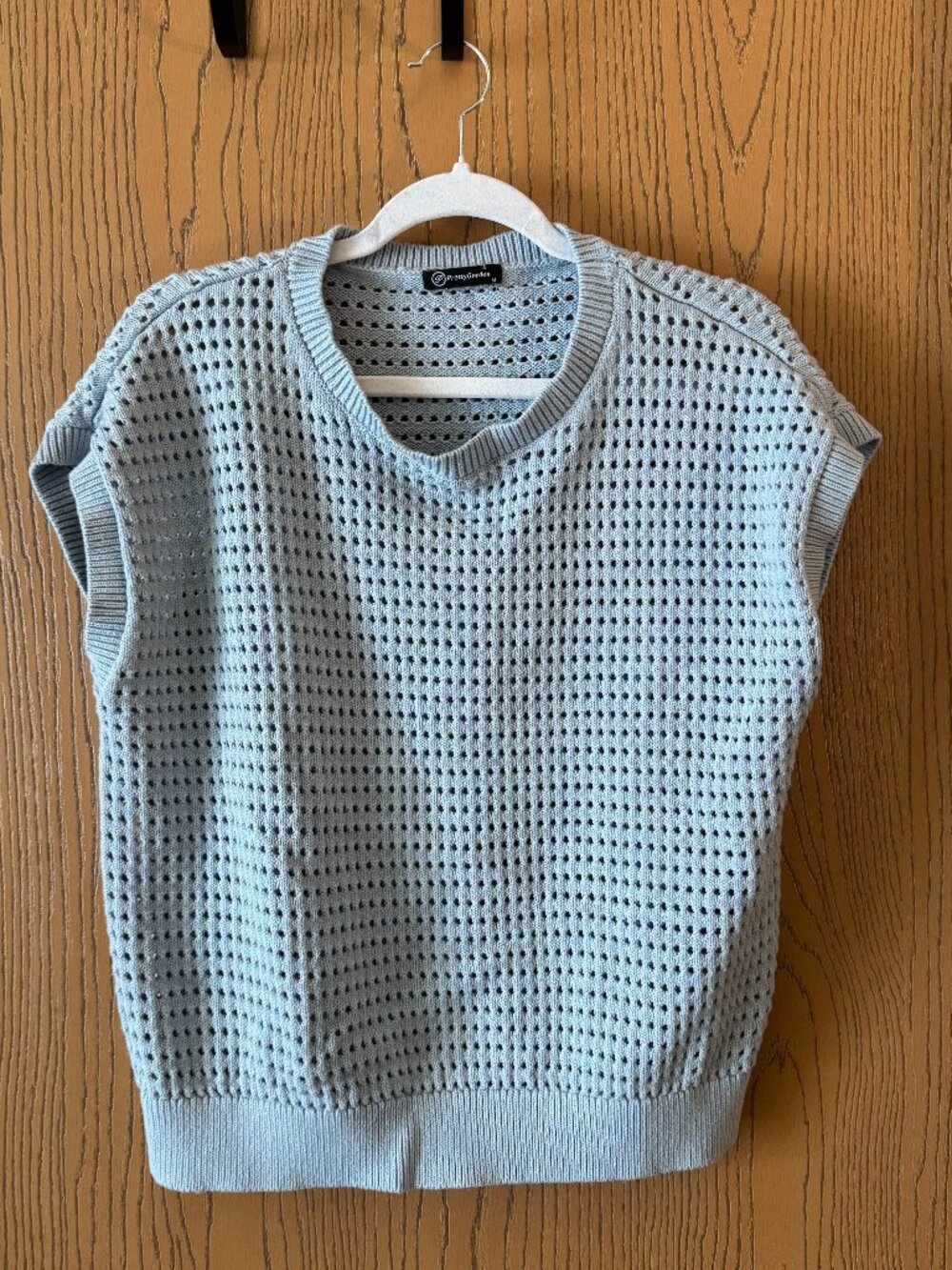 PRETTYGARDEN Women's Summer Crochet Cap Sleeve Sweater